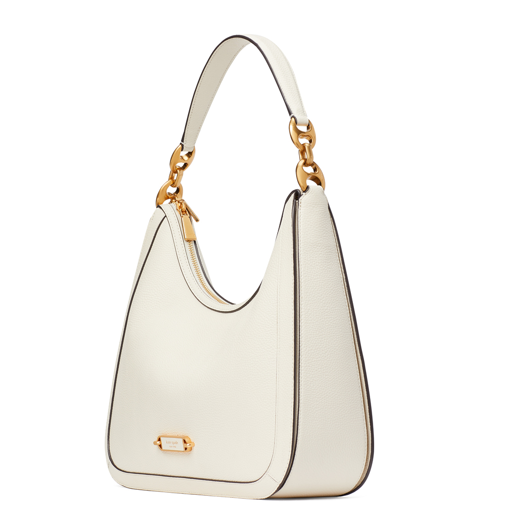 Gucci Ladies Web Large Hobo in Natural