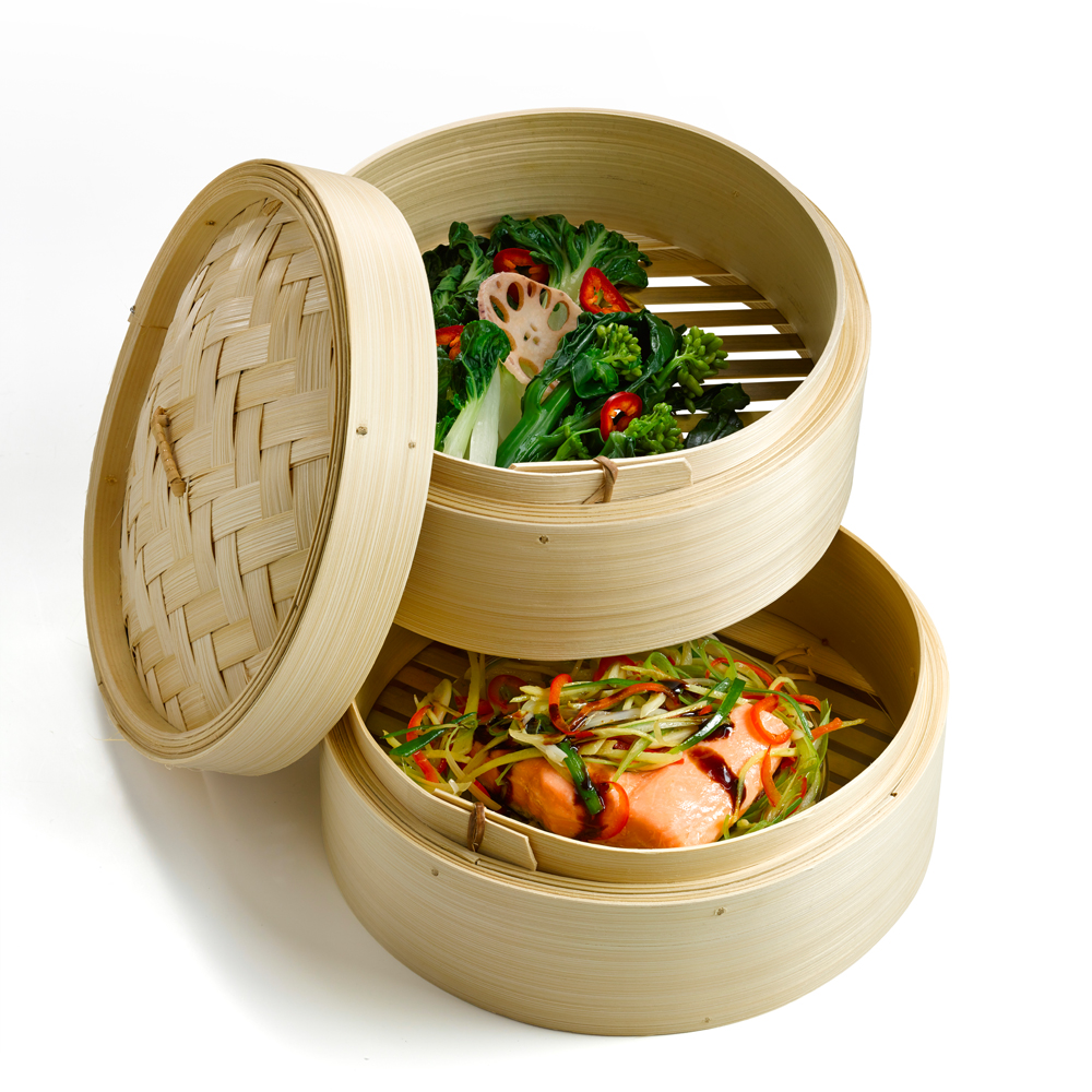 Bamboo Steamer 2 Tier 8 (20cm)