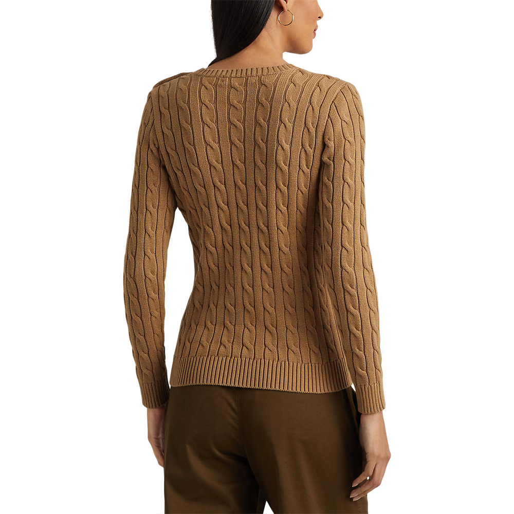 Lauren Ralph Lauren Bullion Cable-Knit Cotton Sweater | Jarrolds