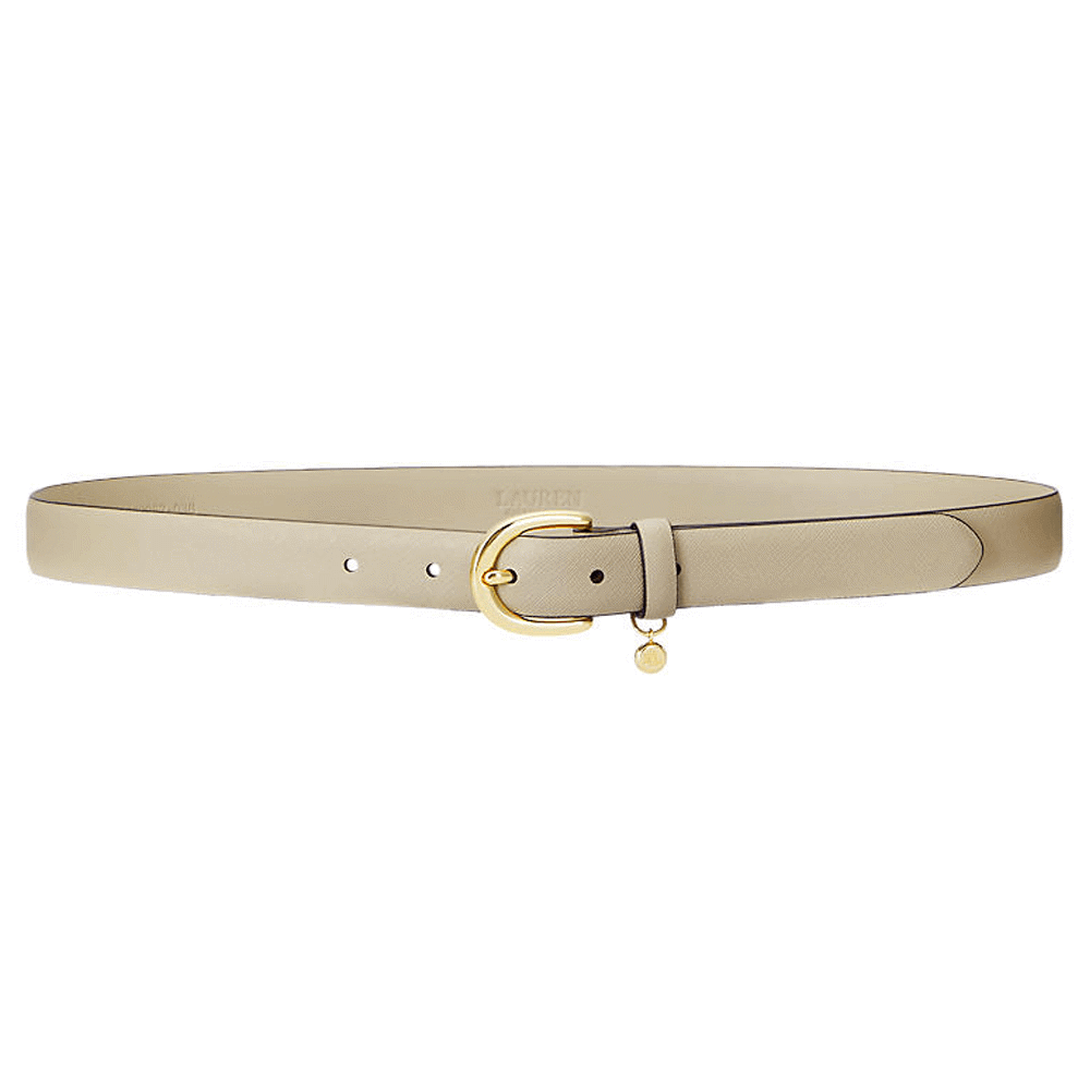 Lauren Ralph Lauren Charm Crosshatch Leather Belt | Jarrolds, Norwich