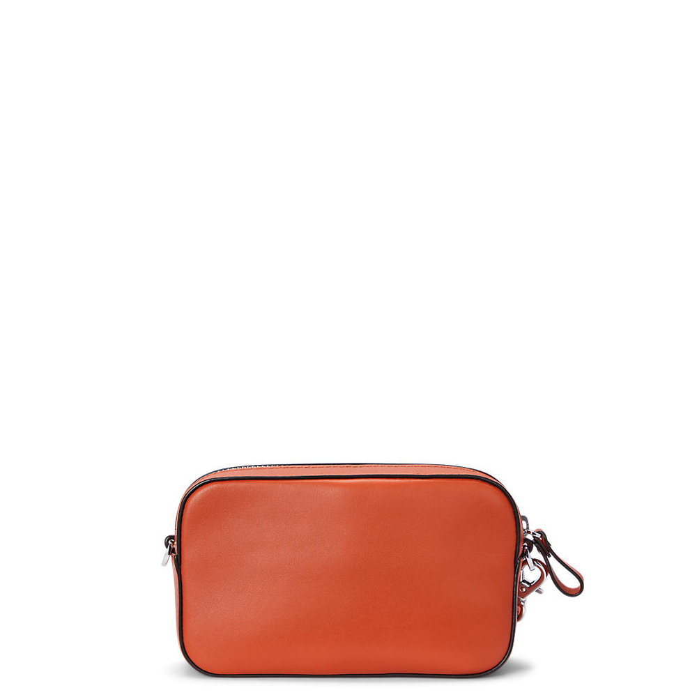 Lauren Ralph Lauren Leather Small Marcy Convertible Pouch 