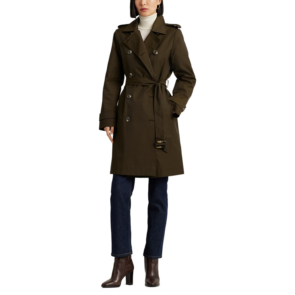 Ralph lauren women's black coat clearance