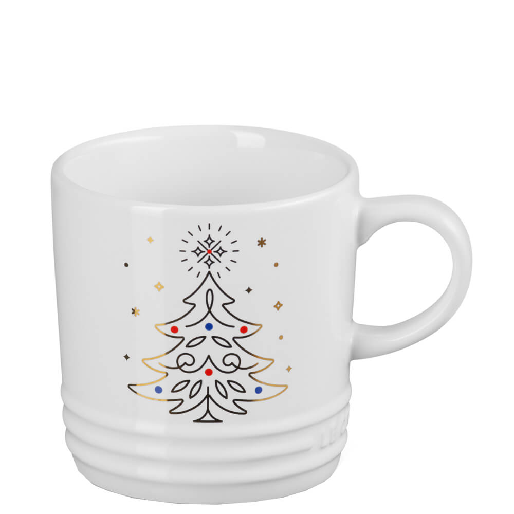 le creuset christmas mugs