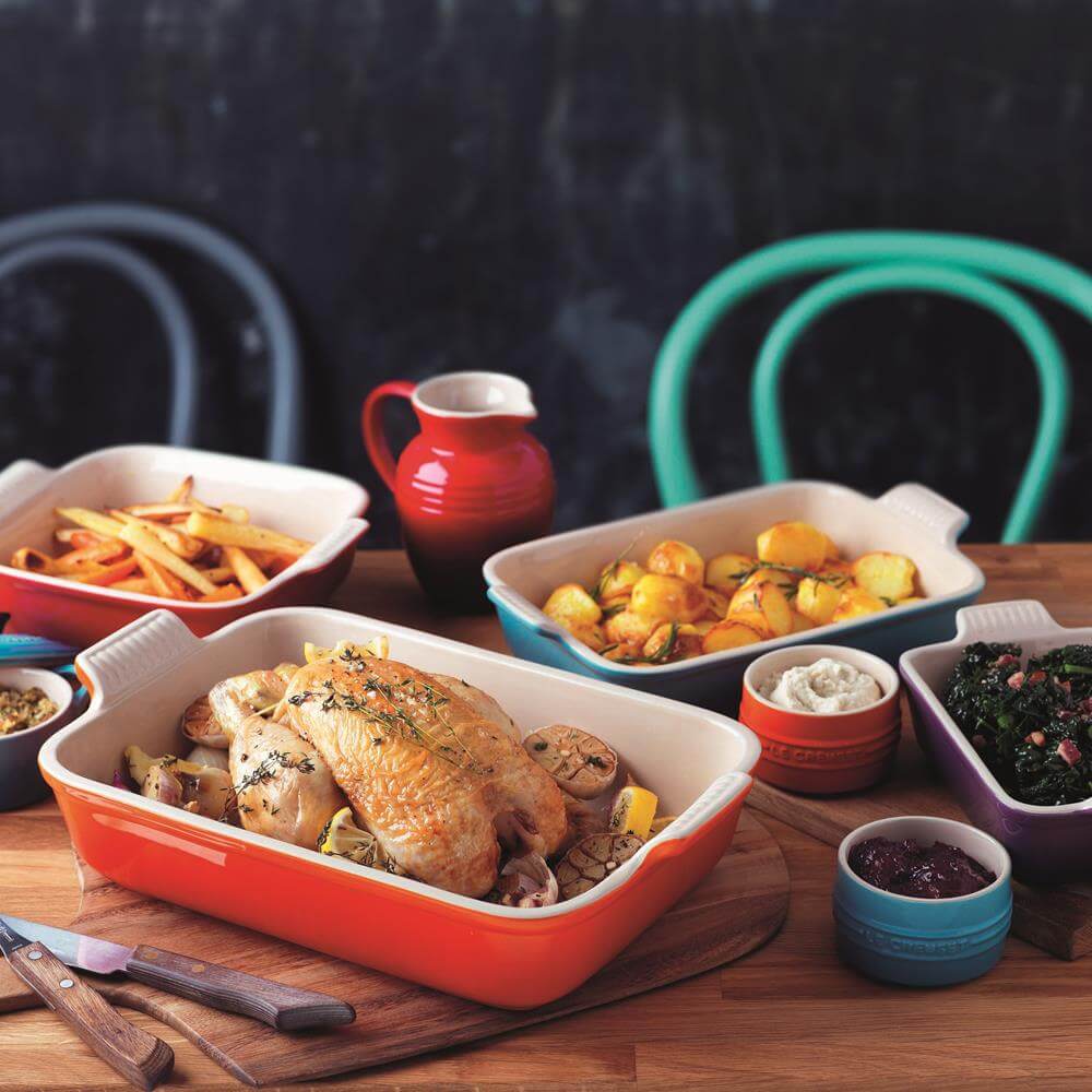 Le Creuset 26cm Deep Rectangular Stoneware dish