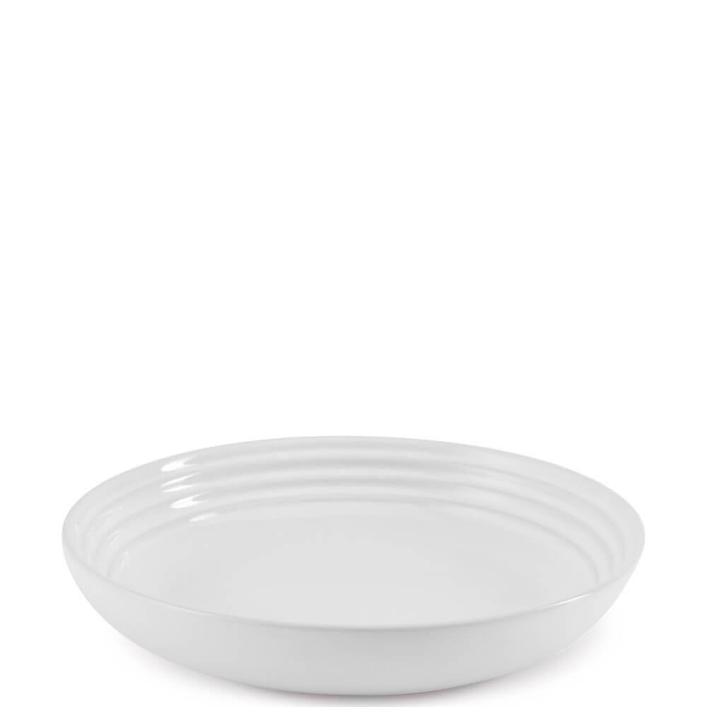 Le Creuset White Stoneware Pasta Bowl 22cm | Jarrolds, Norwich