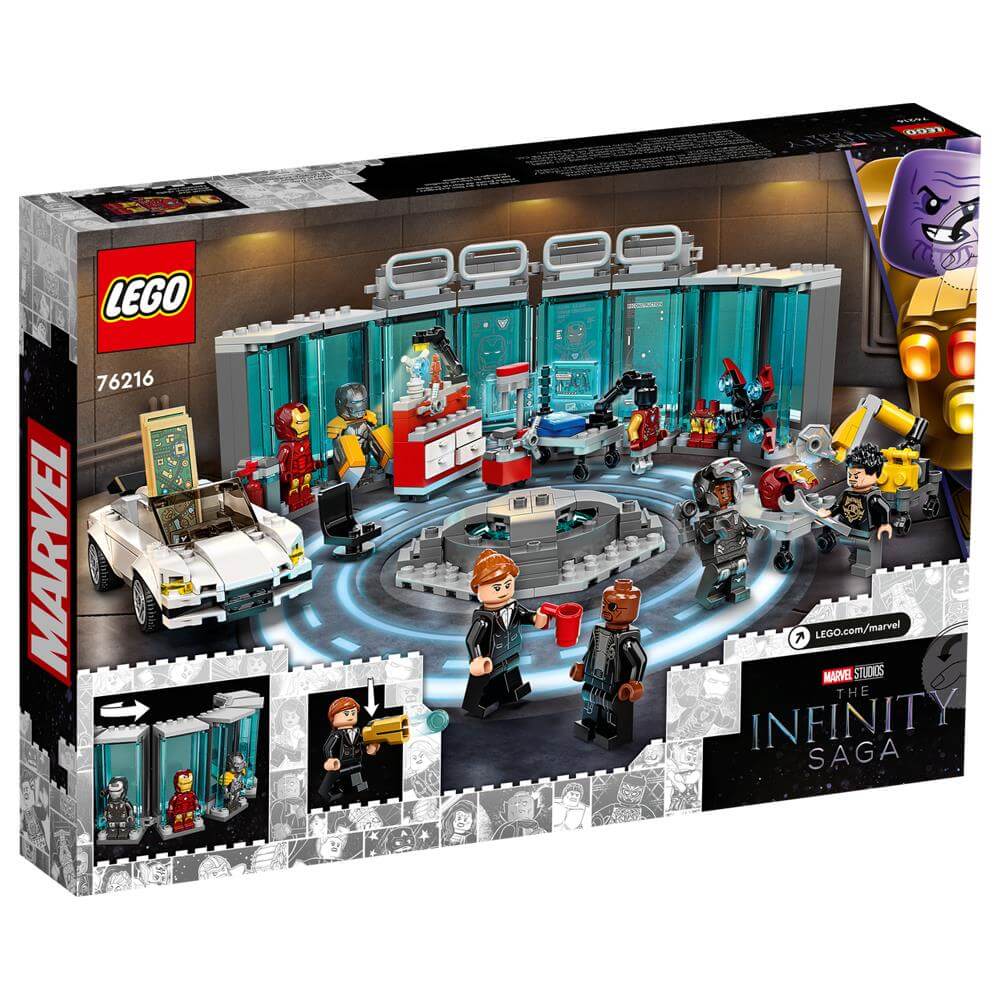 Lego Marvel Iron Man Armoury 76216