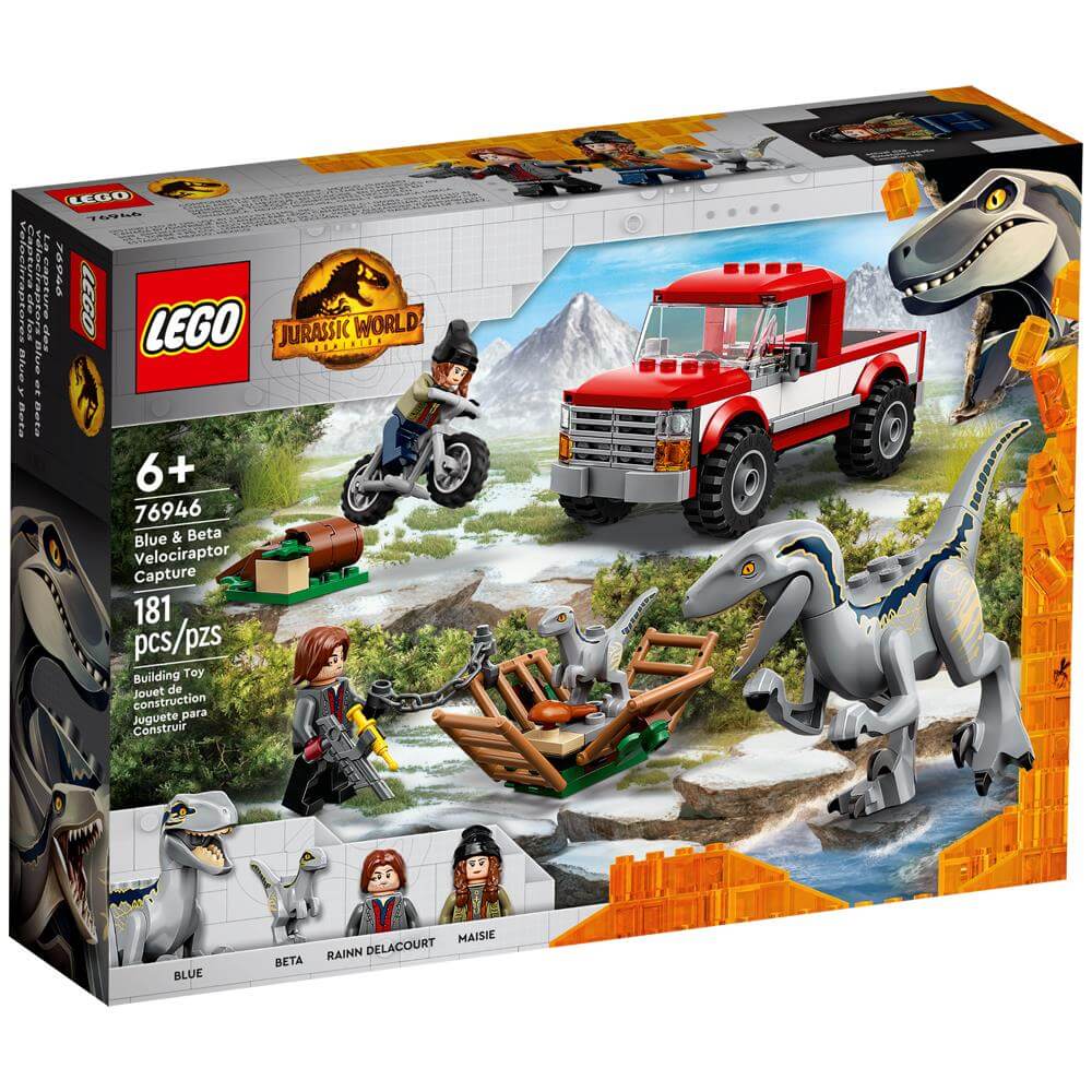 Lego Blue & Beta Velociraptor Capture 76946