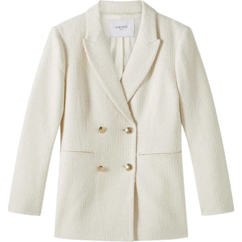 lk bennett cream jacket