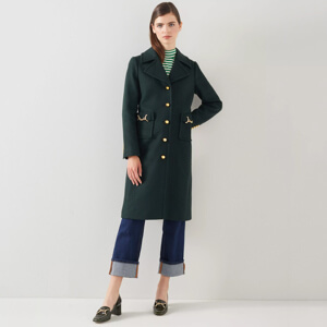 LK Bennett Spencer Recycled Wool Blend Snaffle Detail Coat | Jarrolds ...