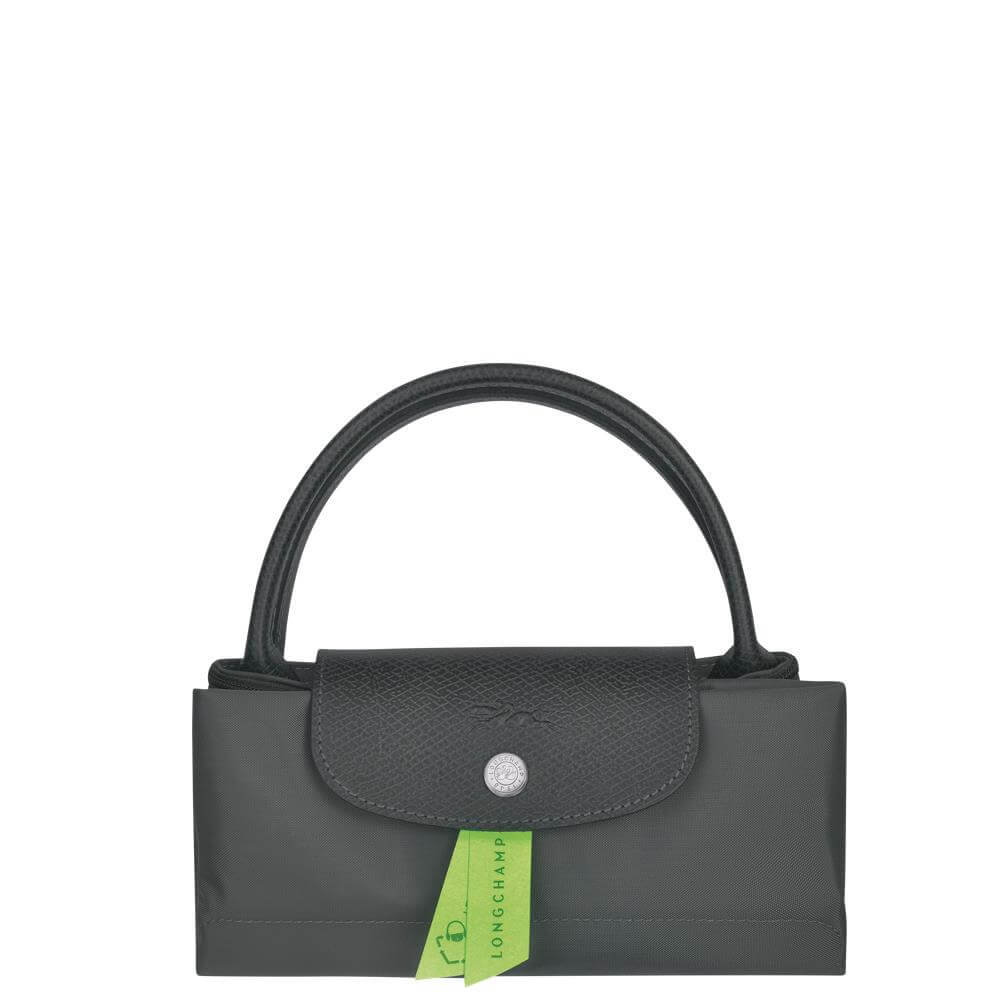 Le Pliage Green S Handbag Graphite - Recycled canvas (L1621919P66)