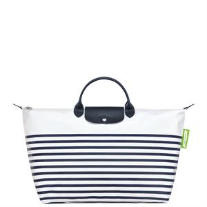 Le Pliage Collection S Travel bag Navy/White - Canvas (L1624HDF165)