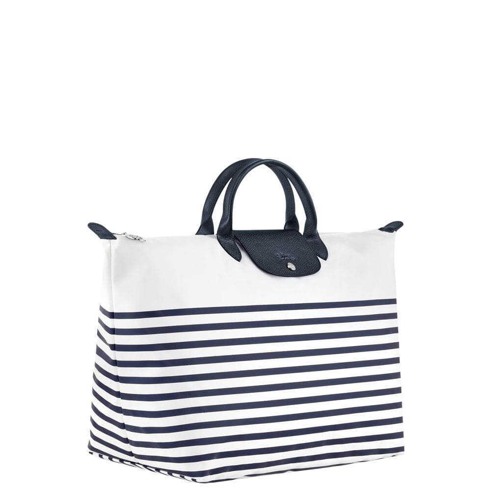 Le Pliage Collection S Travel bag Navy/White - Canvas (L1624HDF165)