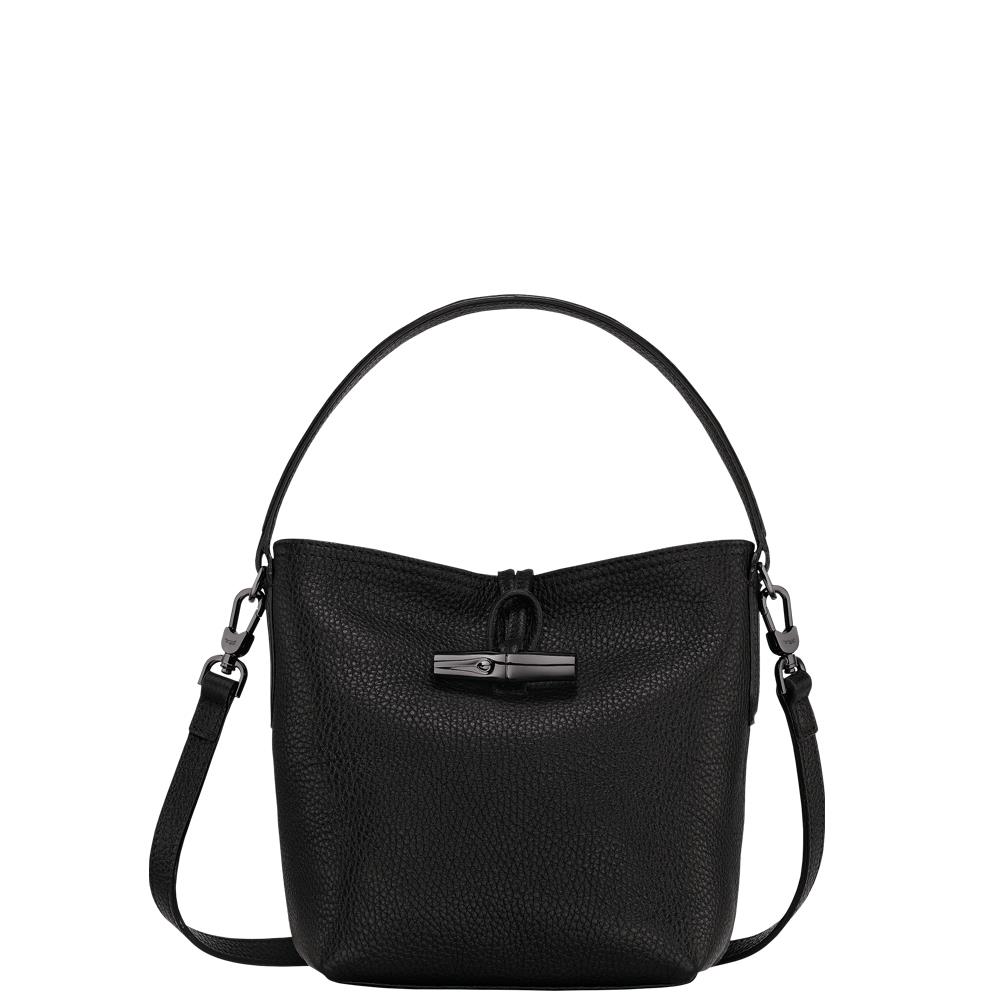 Longchamp, Bags, Longchamp Black Roseau Crossbody Bag