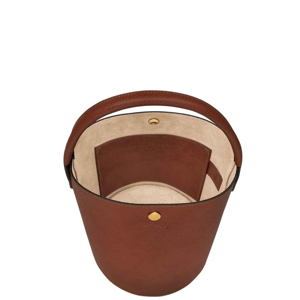 You Must Add This Longchamp Cuir de Russie Bucket Bags Into Your Rotation