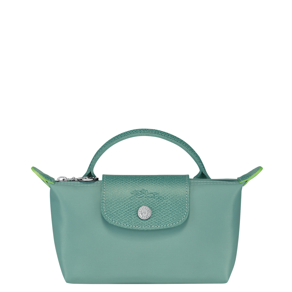 【人気/関税/送料込み】 Longchamp Le Pliage Green Handle Pouc 人気/関税/送料込み】 Longchamp Le Pliage Green Handle Pouc