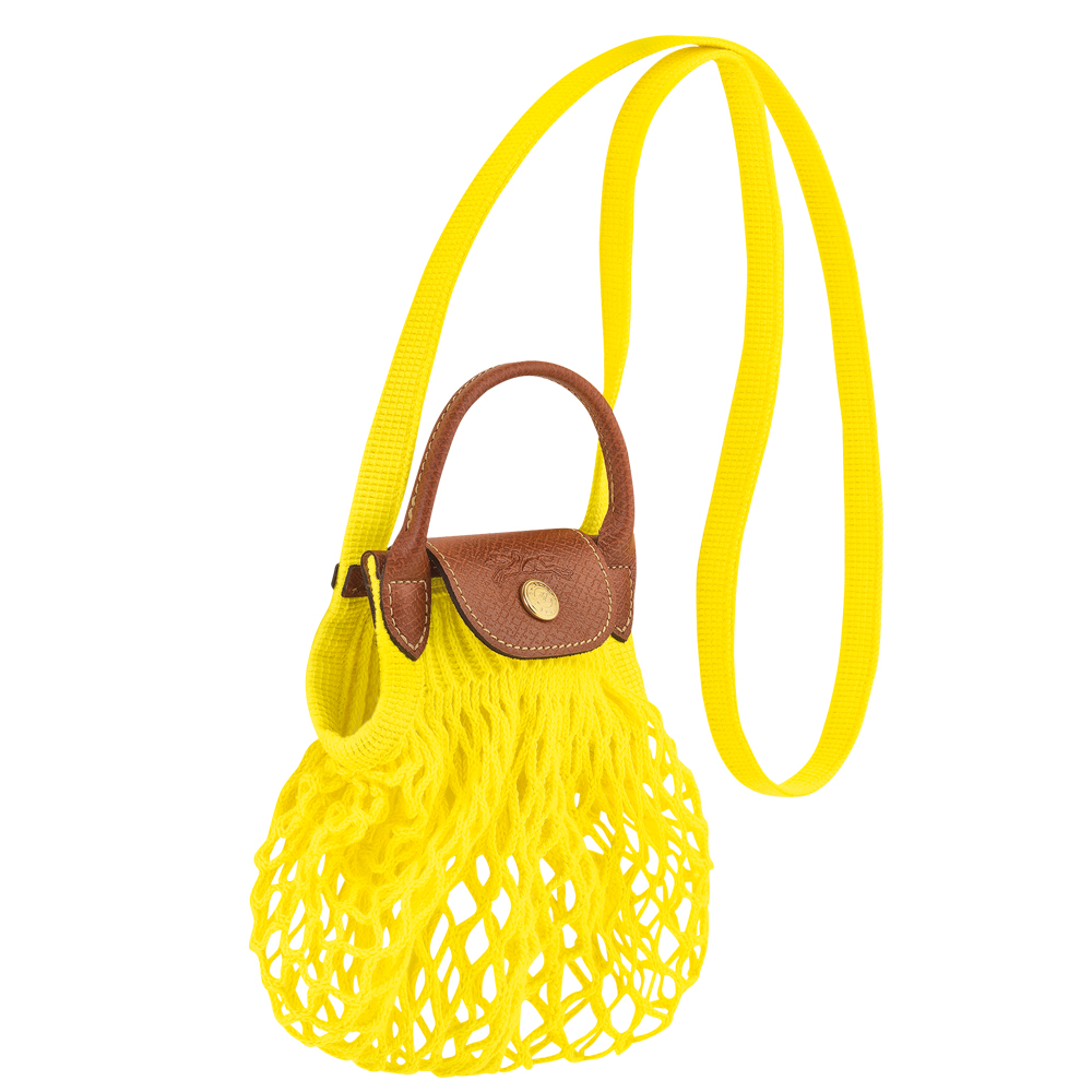 Longchamp Le Pliage Filet Knit Bag - Lagoon
