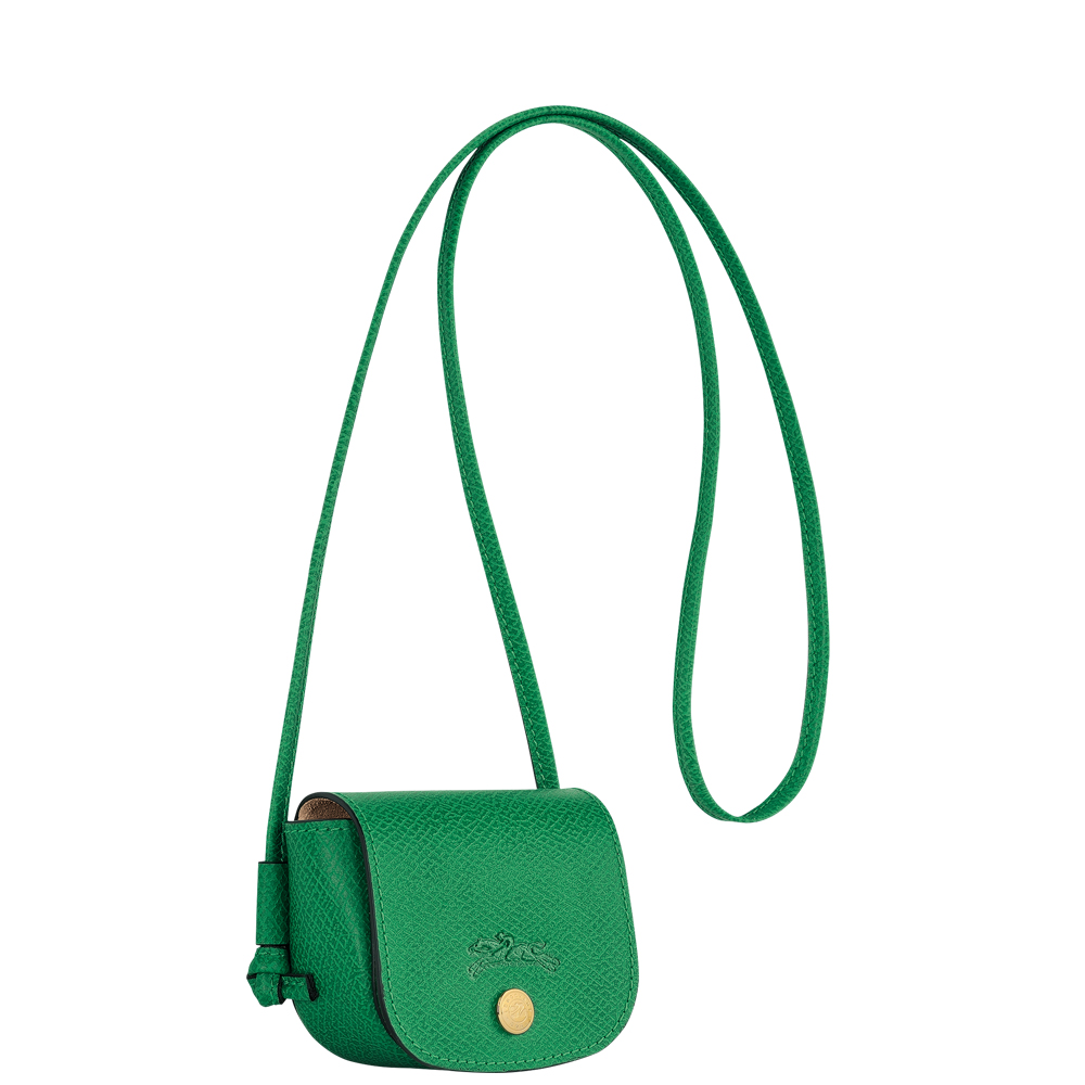 Longchamp Epure Phone Case with Leather Lace - Green