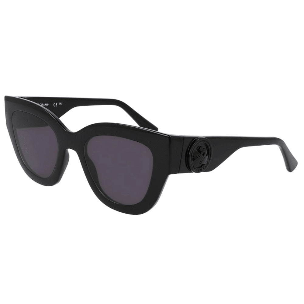 Longchamp Paris Black Cat Eye Rectangular Sunglasses LO744S 52 21 140 Auth. $189 Sunglasses Black - Acetate | Longchamp US main image 2