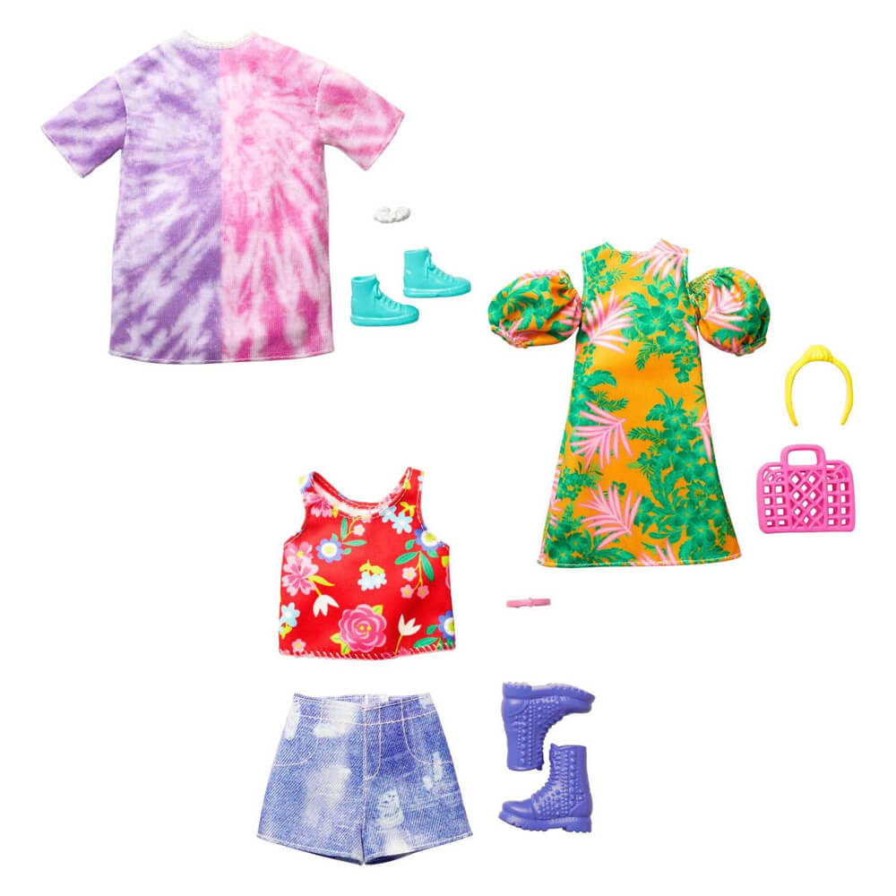Barbie Clothes and Accessories, Floral Theme
