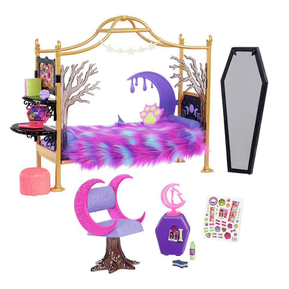 Monster High Doll and Fashion Playset Clawdeen Wolf Doll and Accessories,  2023