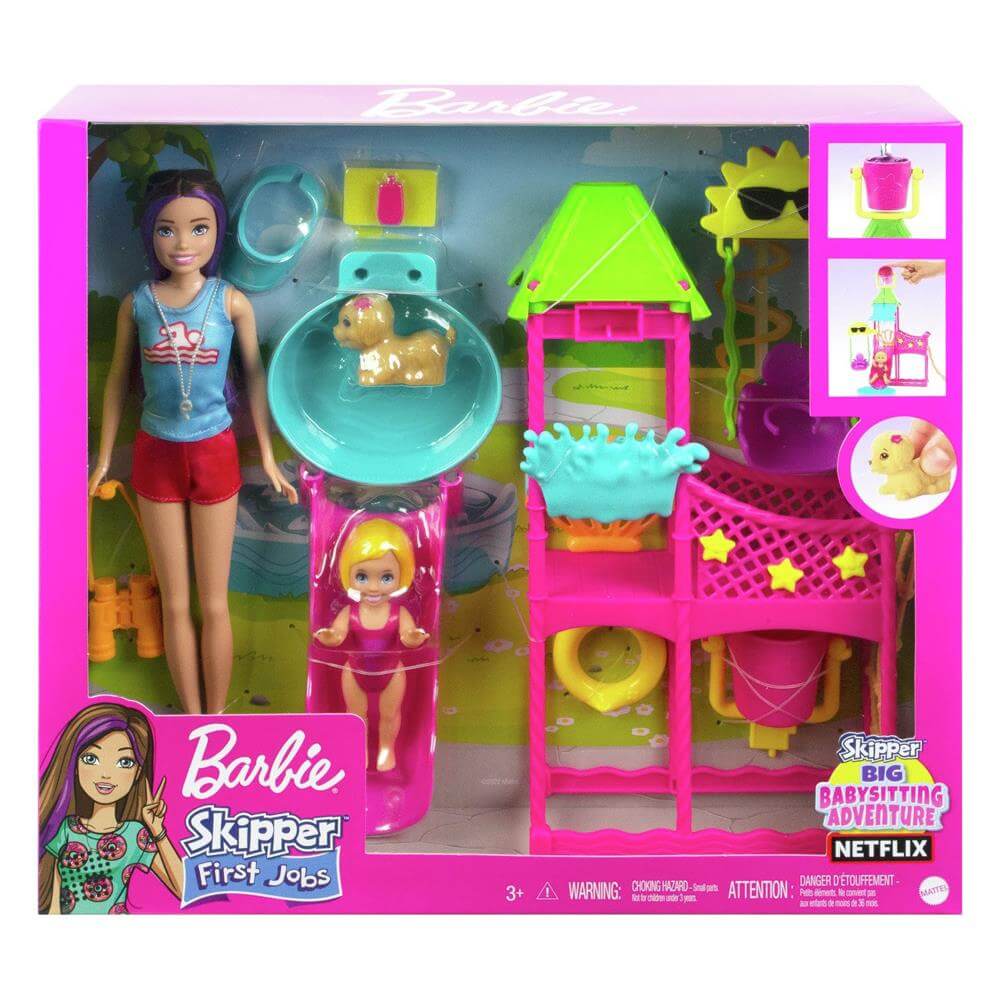 Barbie Skipper First Jobs Water Park Playset Doll Jarrolds