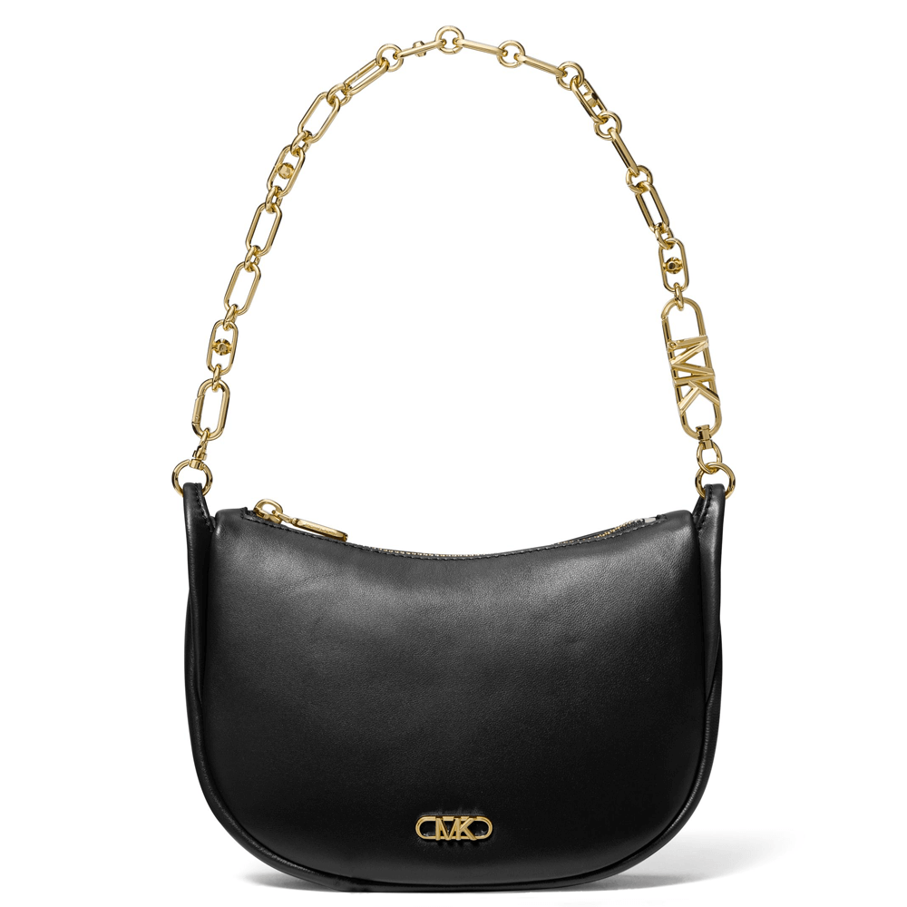 Michael kors black shoulder tote hot sale