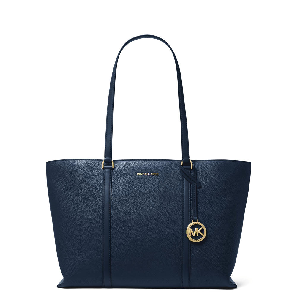 Michael kors navy blue wristlet outlet