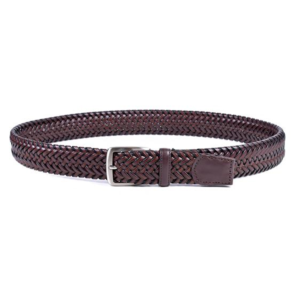 Miguel Bellido Leather Belt Clasico Maroon Jarrolds, Norwich