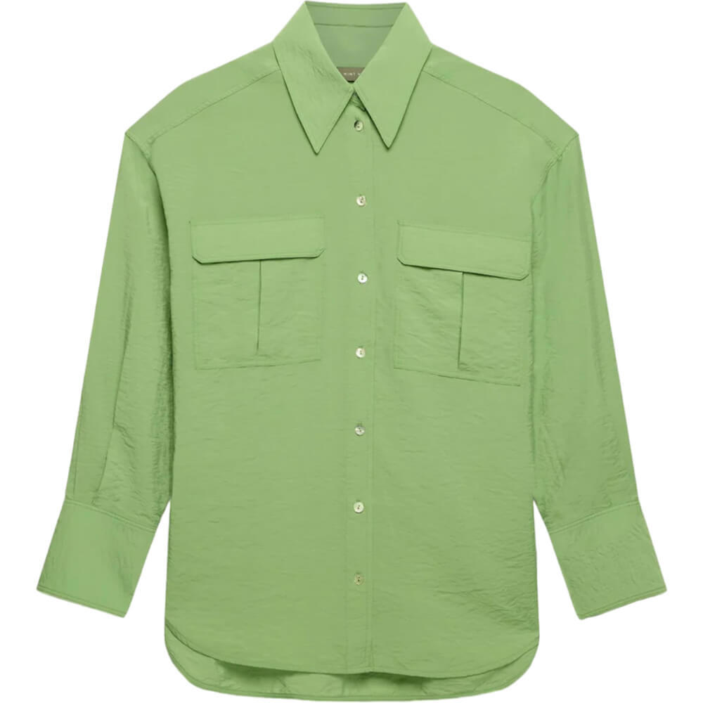 mint velvet green shirt