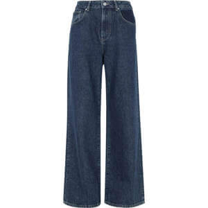 Mint Velvet Mid Indigo Workable Wide Jeans | Jarrolds, Norwich