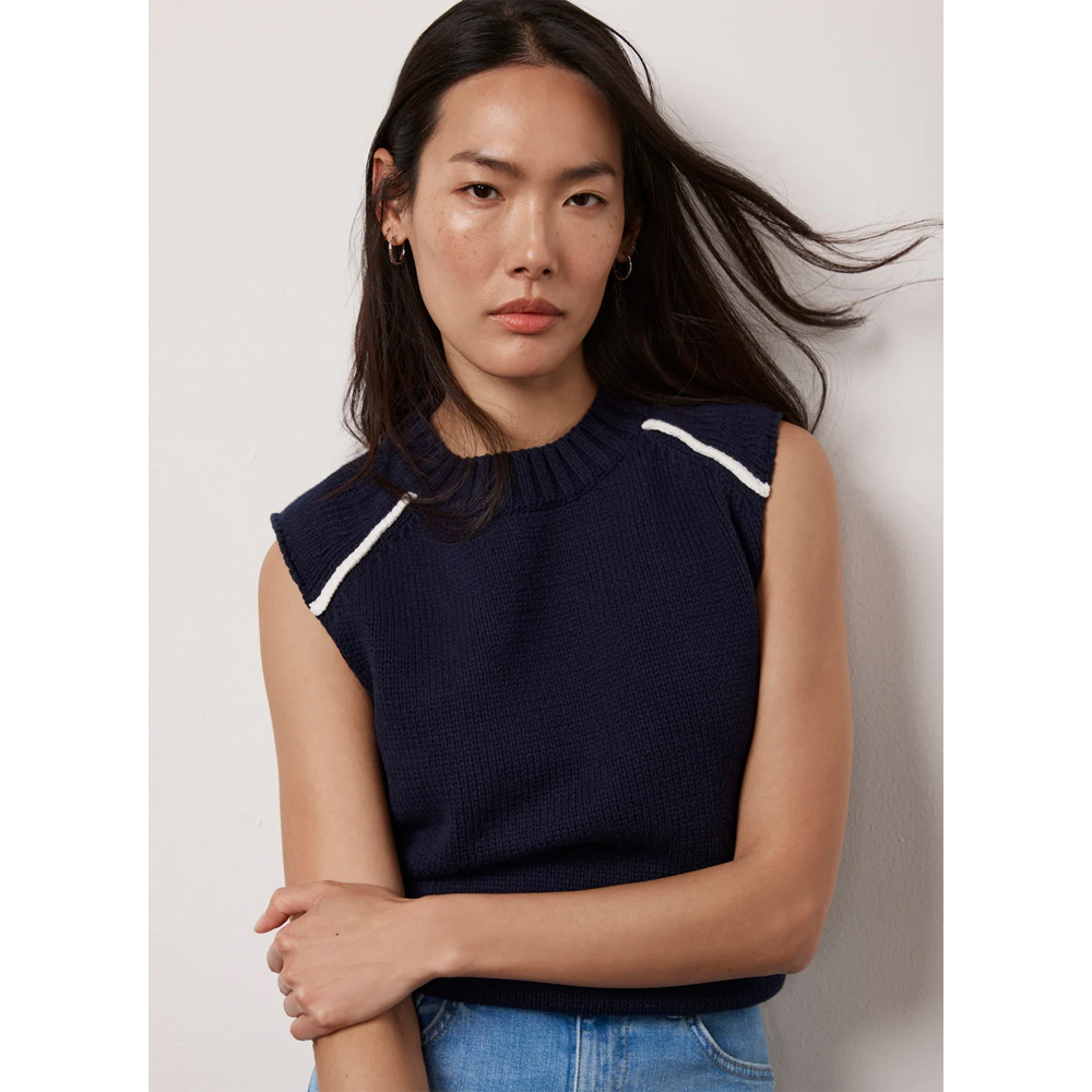 Mint velvet hot sale navy top