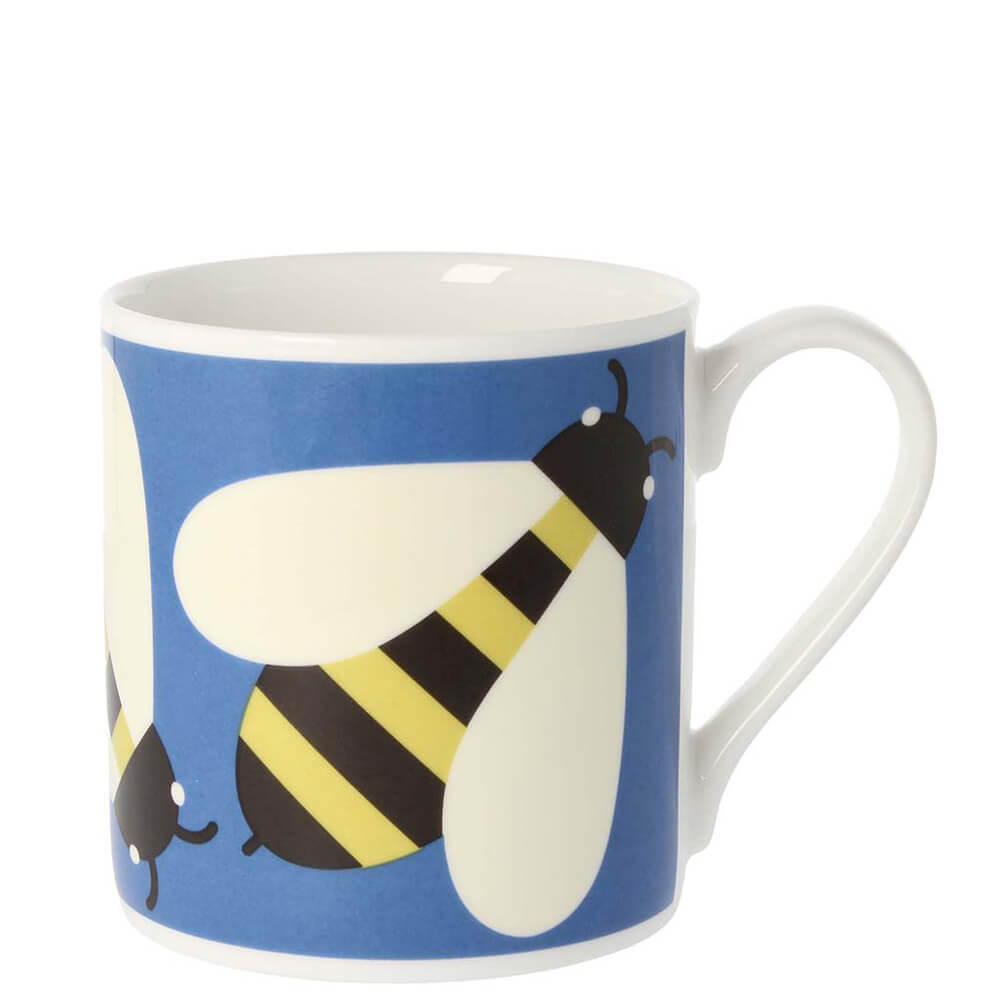 Orla Kiely Busy Bee Blue Mug | Jarrolds, Norwich