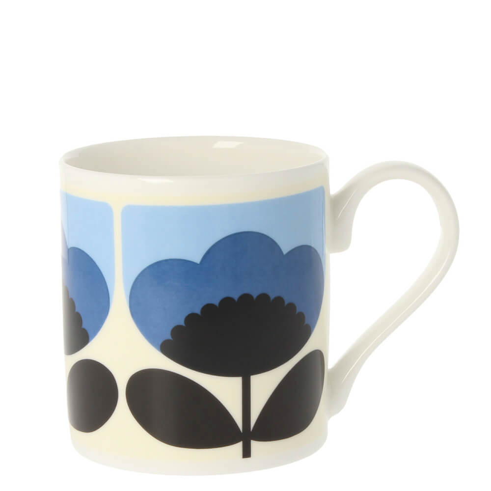 Orla Kiely Spring Bloom Blue Mug 300ml | Jarrolds, Norwich