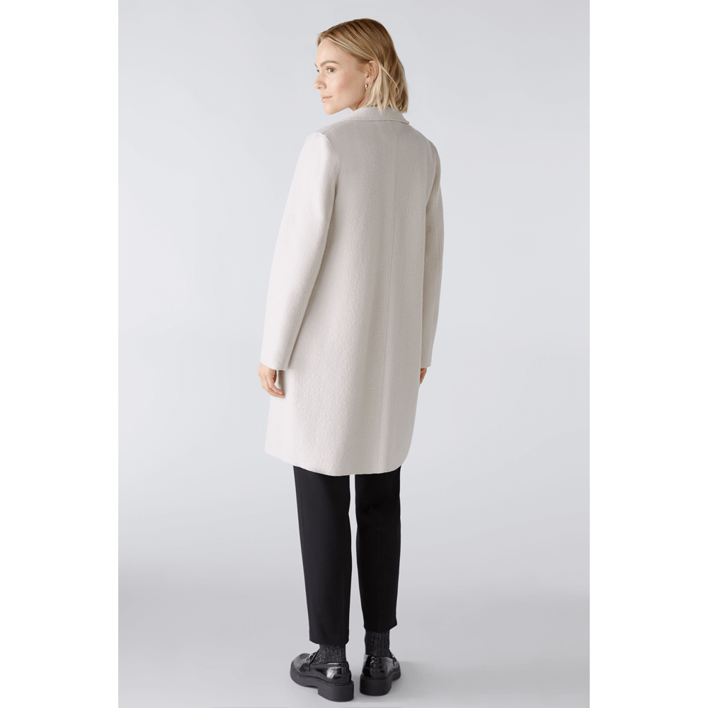 Oui Mayson Boiled Wool Coat