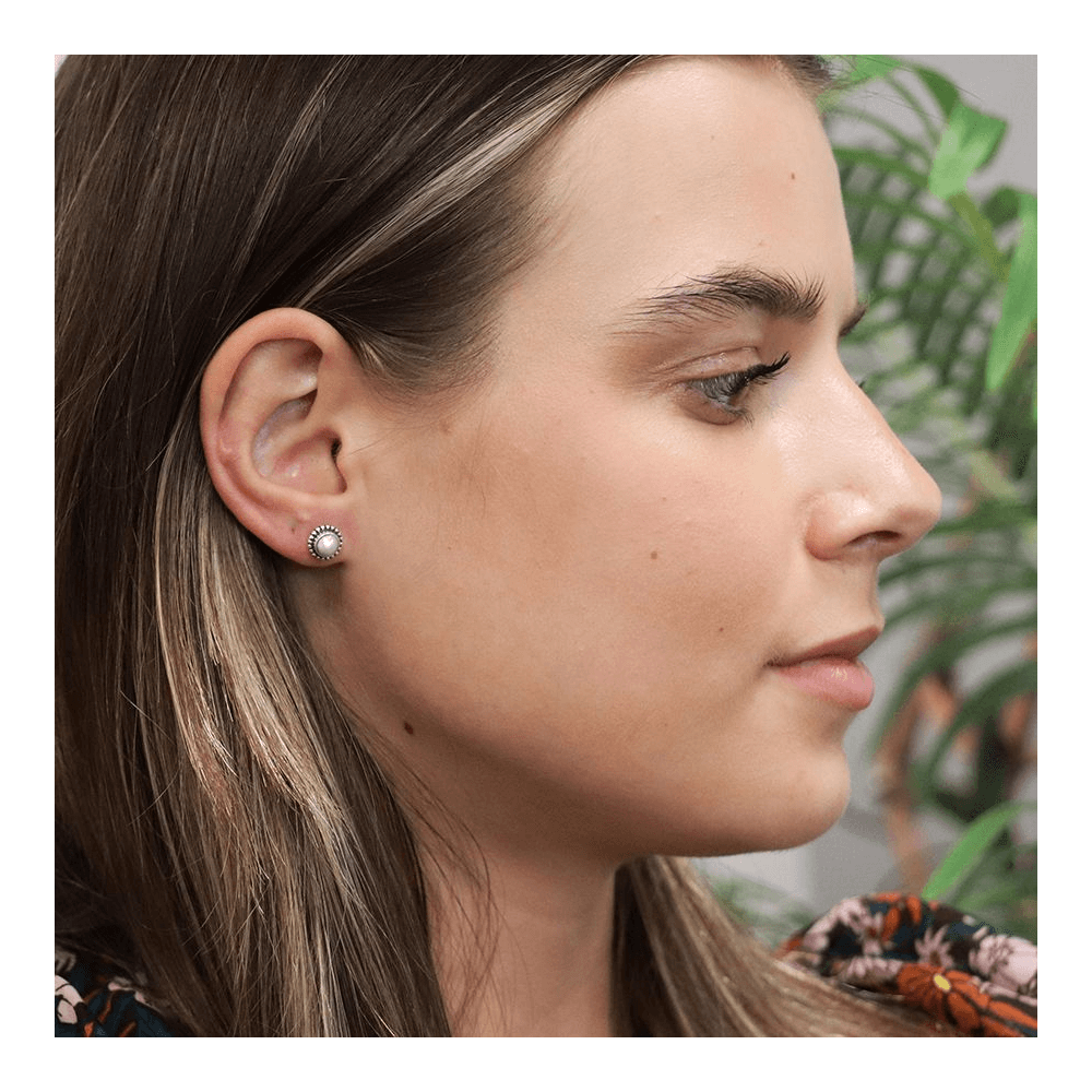 Diamond peace earrings on sale