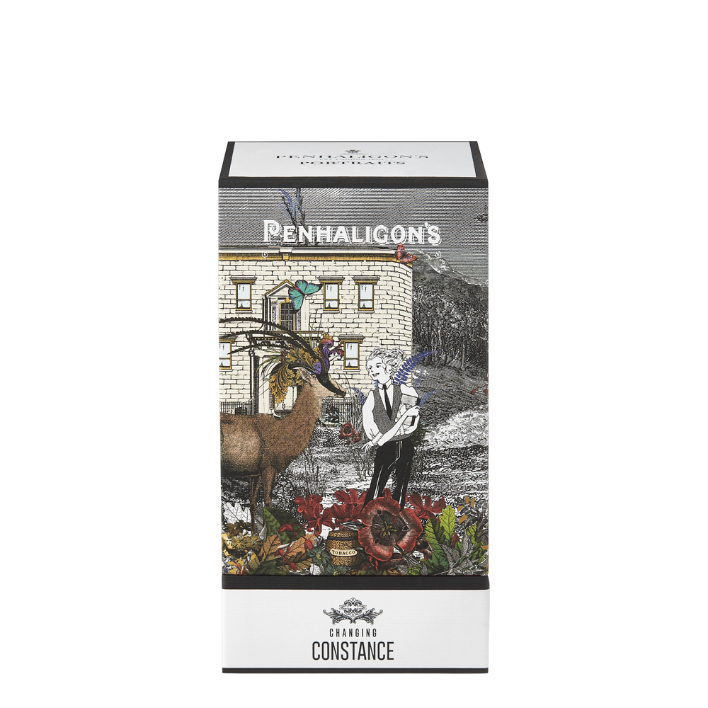penhaligon's tobacco Changing Constance by @penhaligons , Bold, buttery, and beautifully rebellious. A spicy spark melts into indulgent salted caramel, settling into a warm, unconventional trail of vanilla and tobacco. while the 100 ml format is designed for extended use The Blazing Mr Sam Penhaligon's