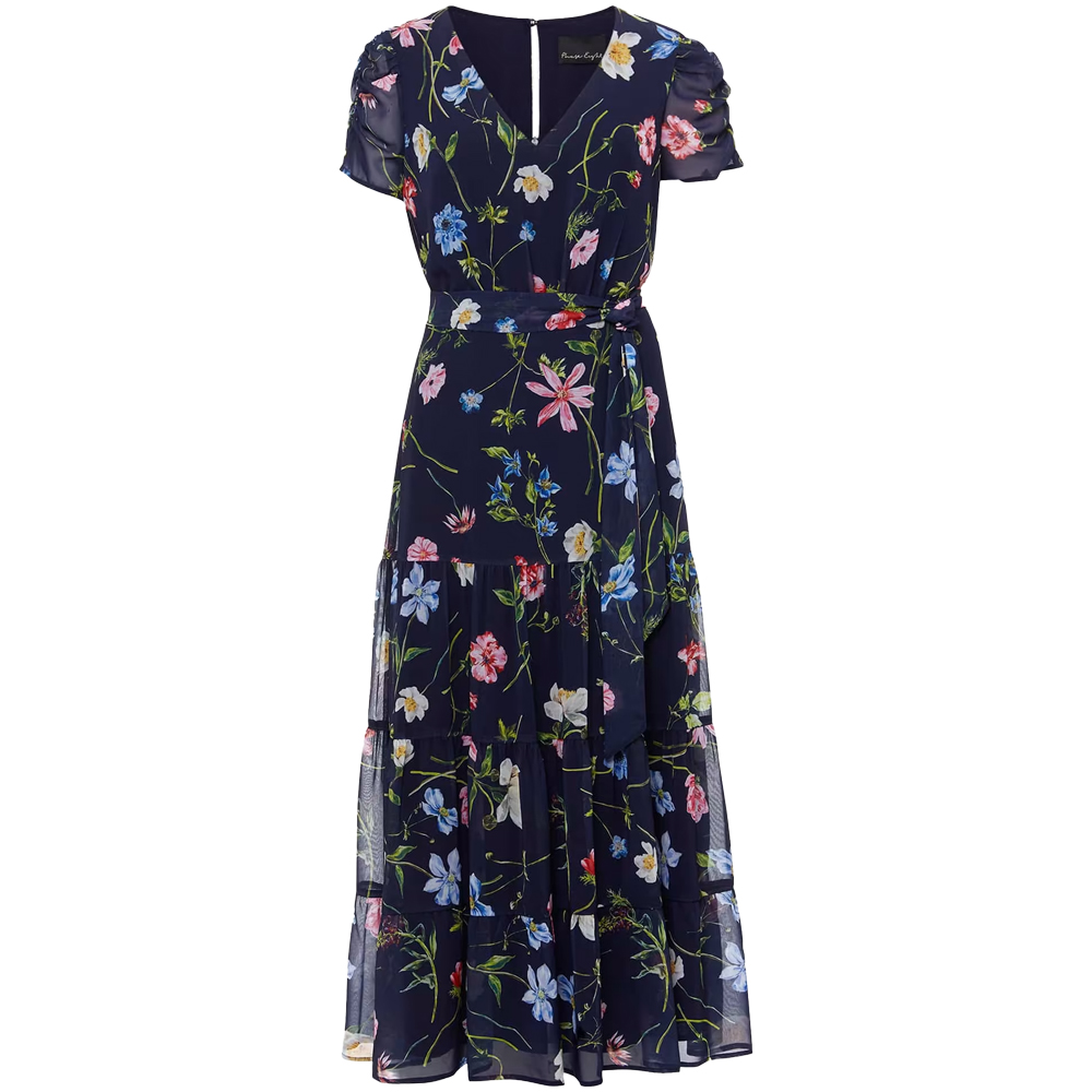 Phase Eight Lola Floral Tiered Midi Dress Jarrolds Norwich 