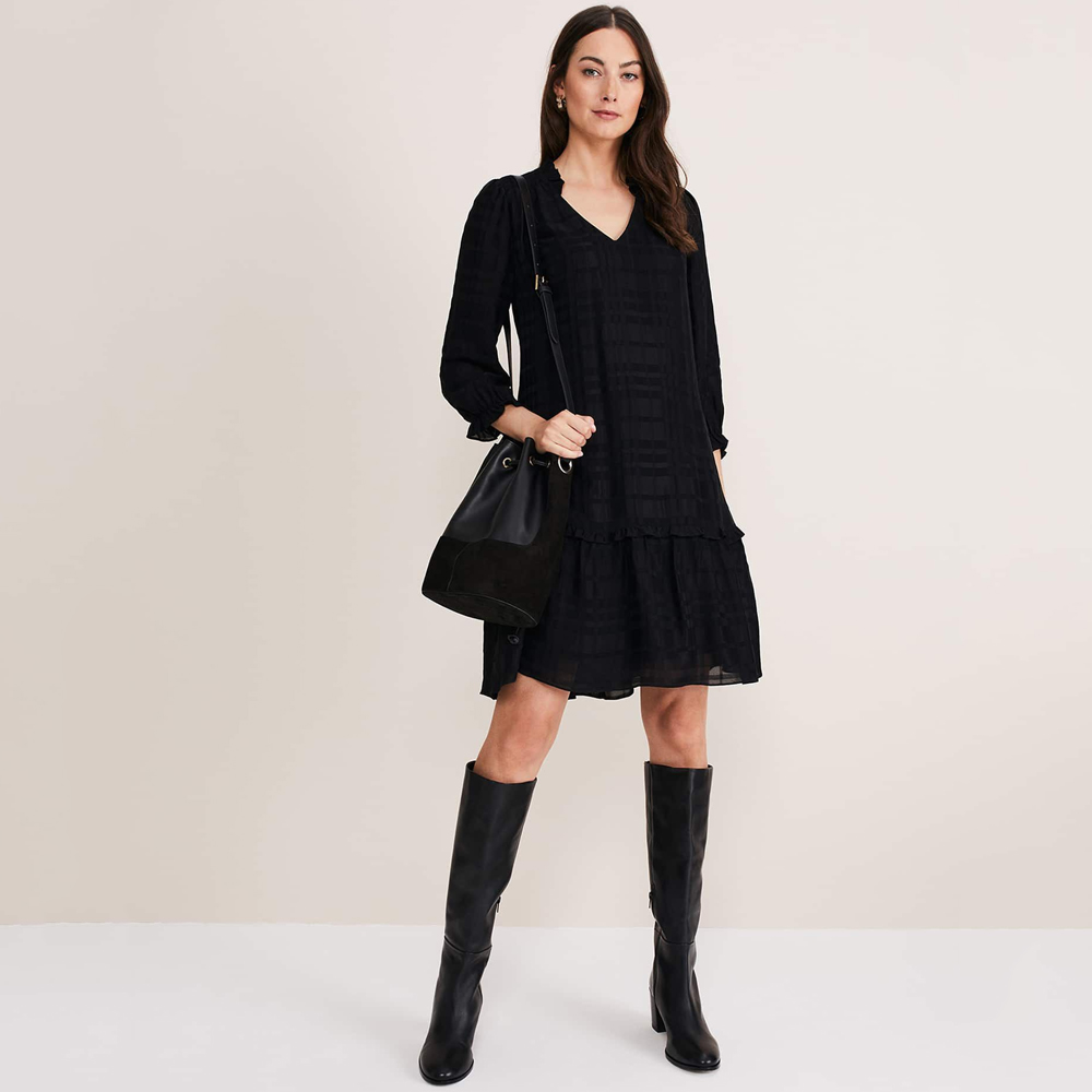 Black Off The Shoulder Dress With YSL Kate - FORD LA FEMME