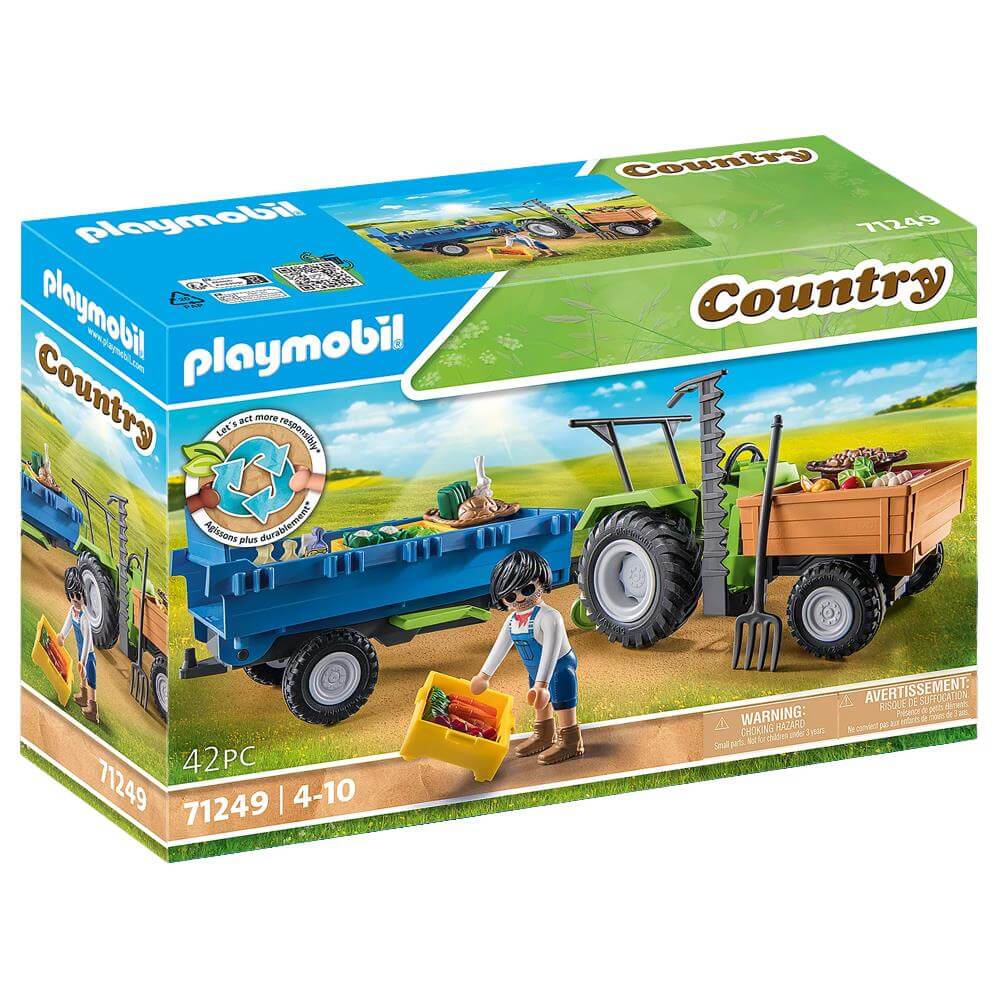 Playmobil 9317 Playmobil Country Ledgeable Harvester Tractor