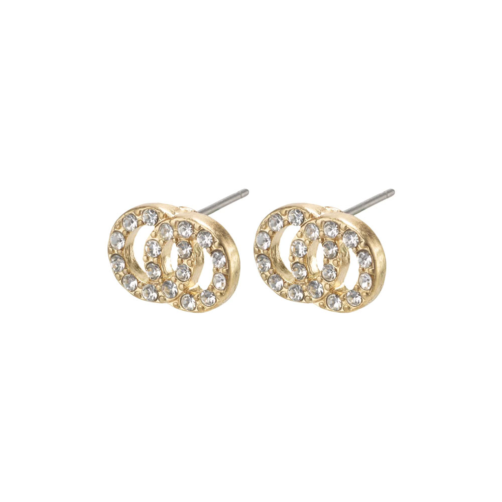 Pilgrim Edtli Crystal Hoop Earrings | Jarrolds, Norwich