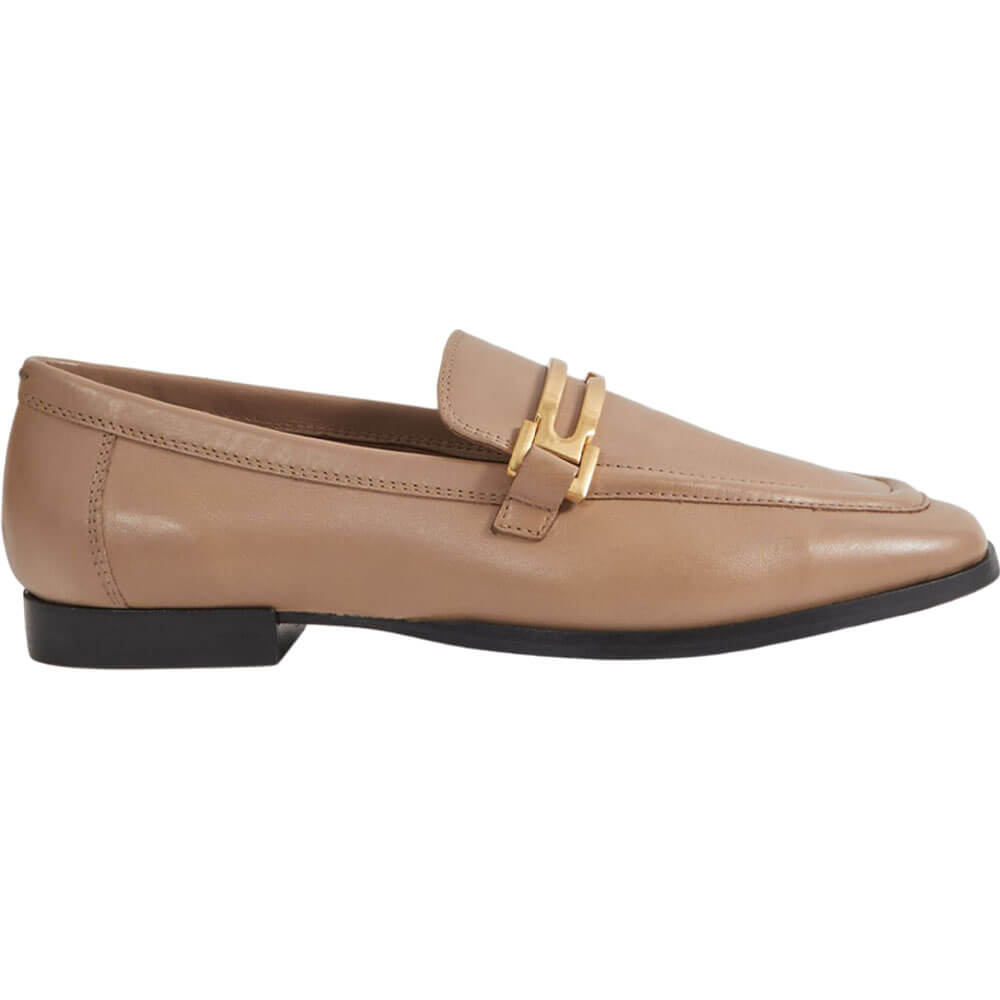 REISS ANGELA Leather Rounded Loafers | Jarrolds, Norwich