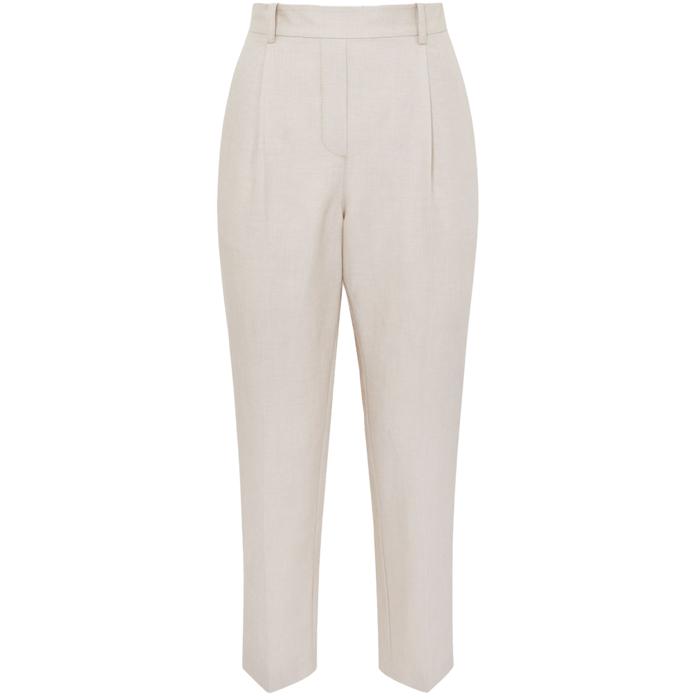 REISS SHAE Taper Tapered Linen Trousers | Jarrolds, Norwich