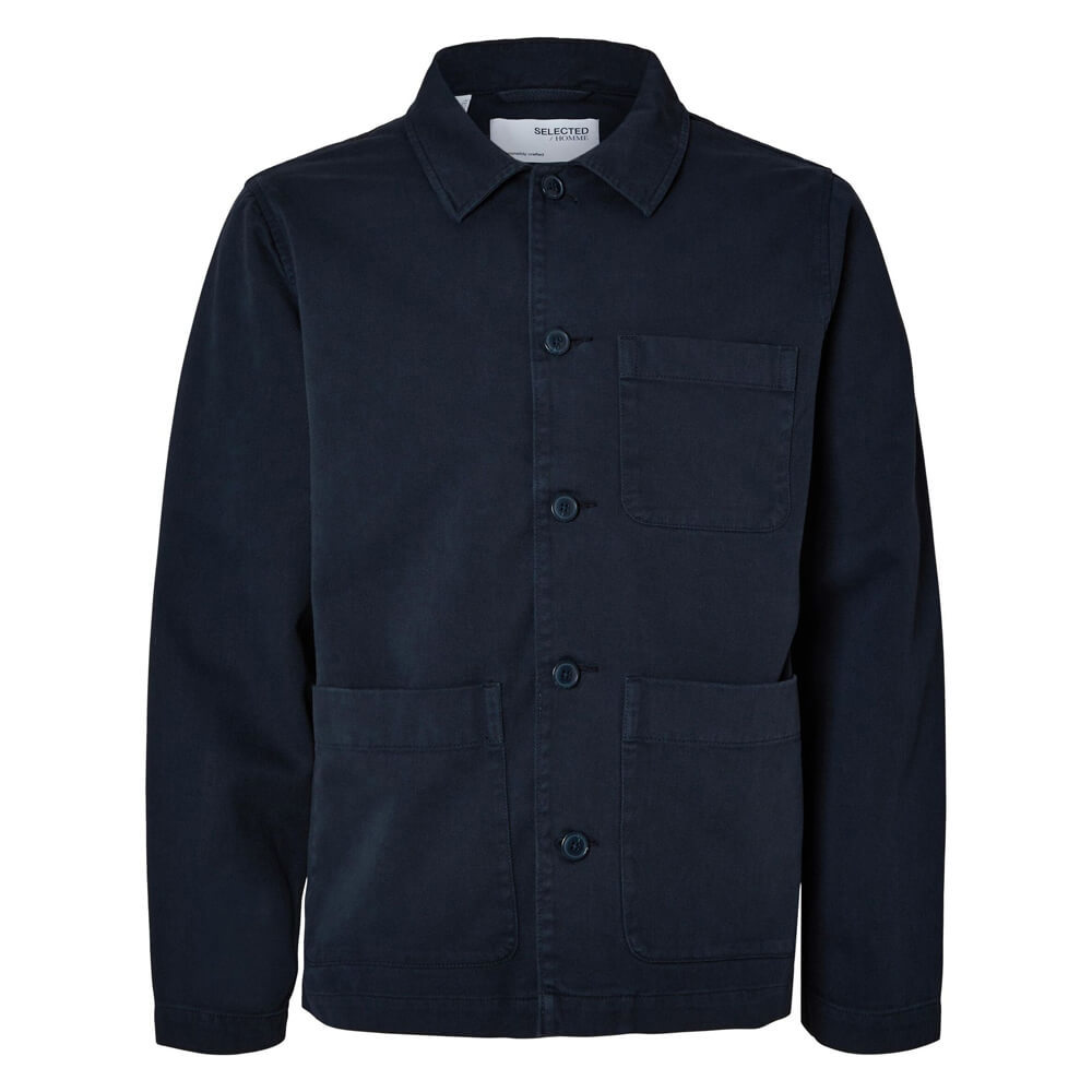 Selected Homme Long-Sleeved Overshirt | Jarrolds, Norwich