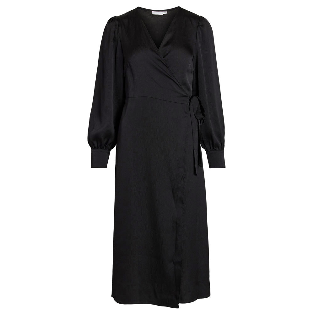 Vila Omi Satin Wrap Dress | Jarrolds, Norwich