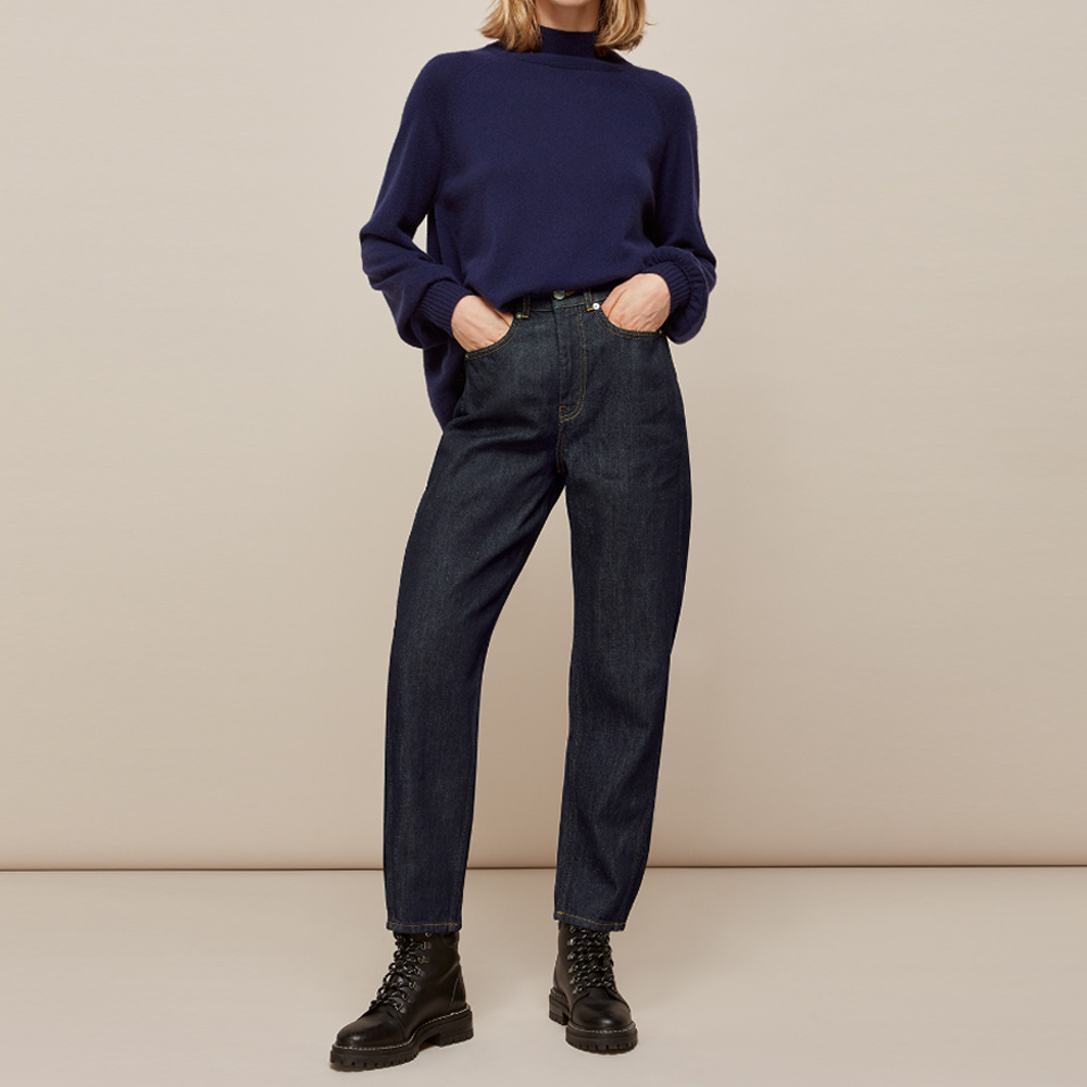 Whistles Authentic Barrel Leg Jean - Main Image