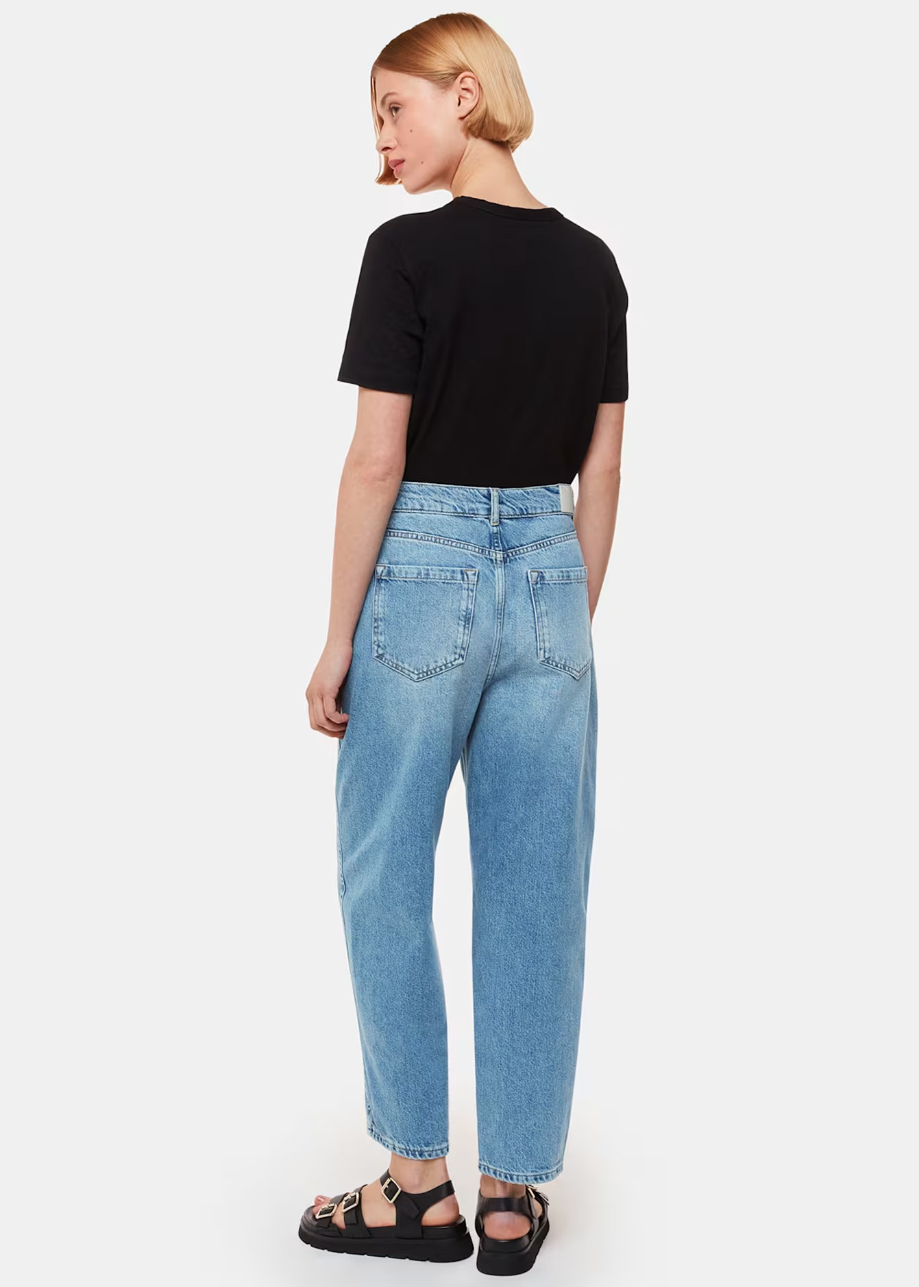 Whistles Authentic Barrel Leg Denim Jeans