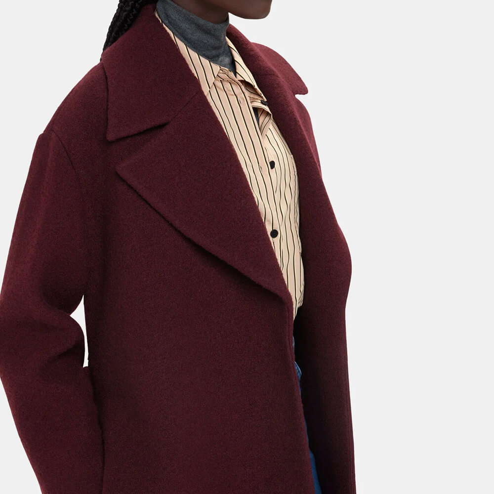 Whistles Lorna Wrap Wool Coat Jarrolds, Norwich