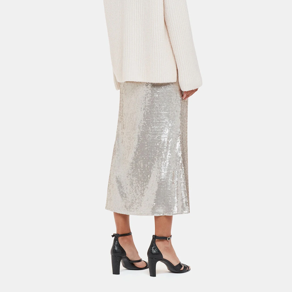 Sequin midi 2024 skirt whistles