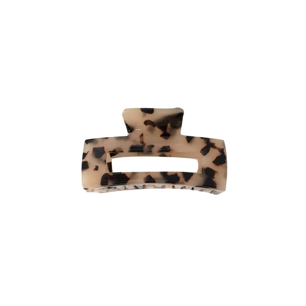 White Leaf Tortoiseshell Resin Claw Hair Clip | Jarrolds, Norwich