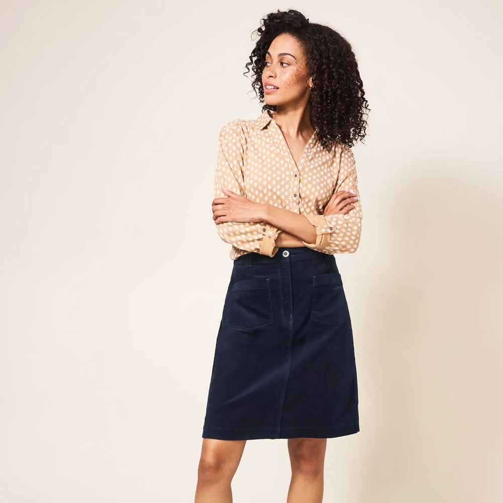 White Stuff Melody Cord Skirt | Jarrolds, Norwich